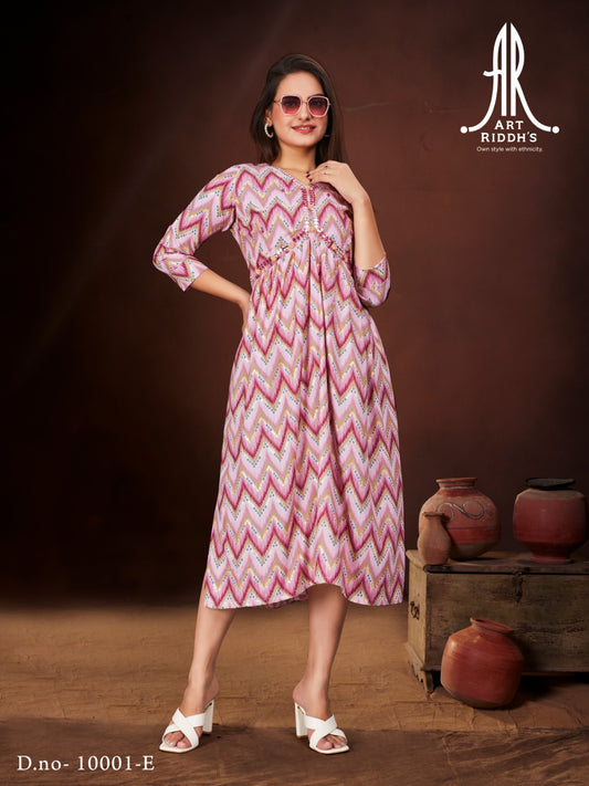 Artriddhs floral print aliya cut kurties