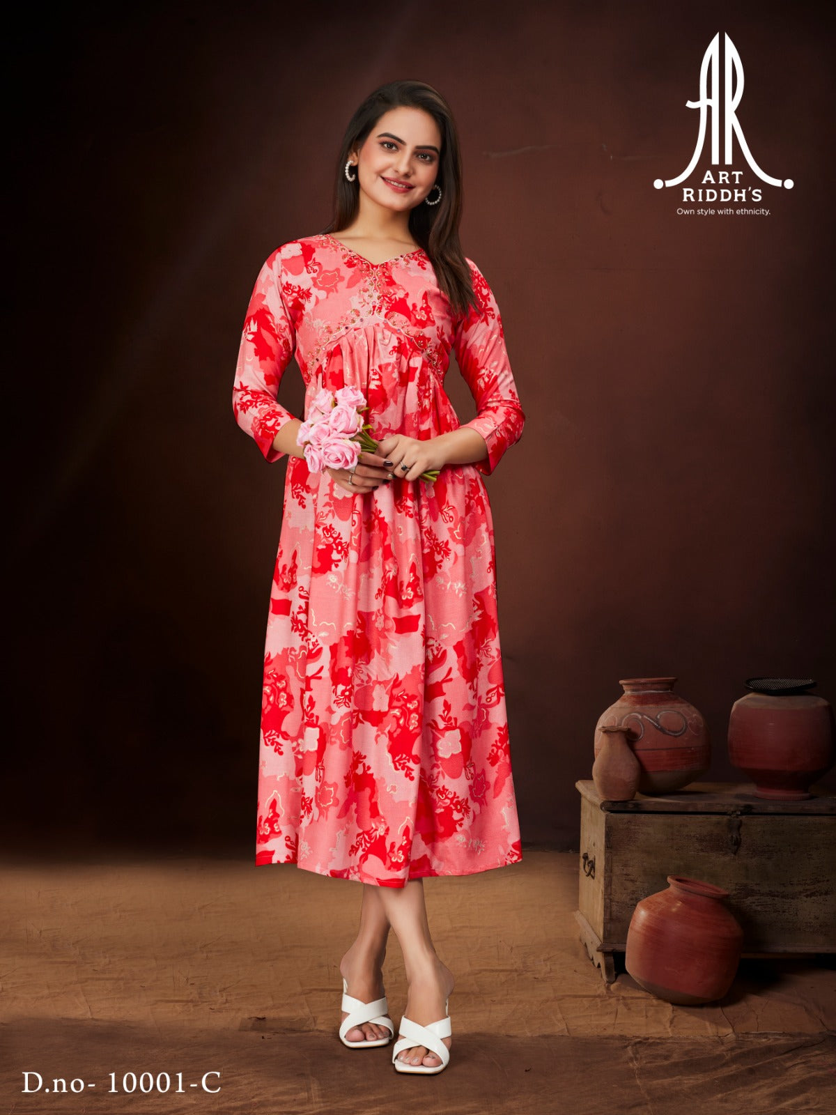 Artriddhs designer trendy aliya cut dresses