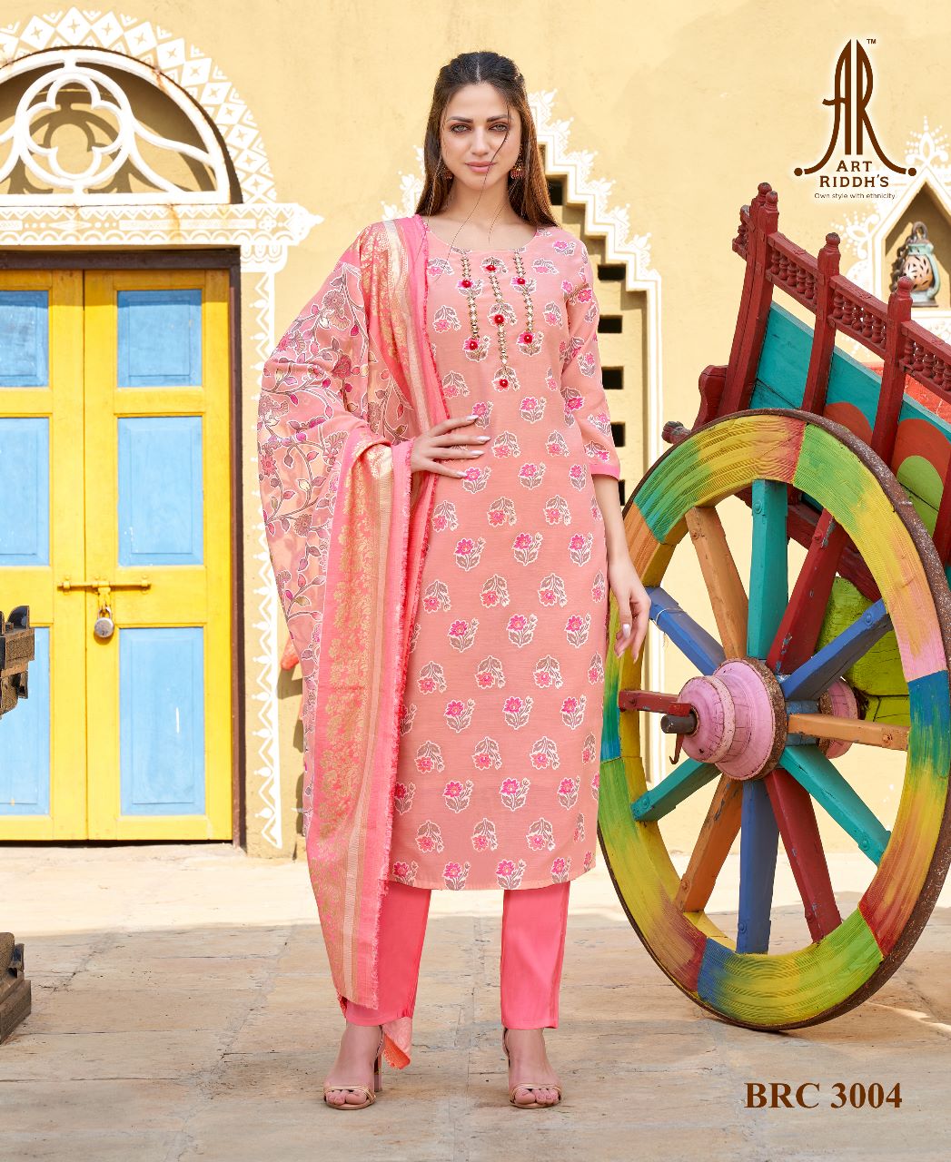 Artriddhs brasso ethnic kurti pent duppta