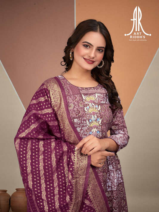 Artriddhs pure cotton designer nayra suit