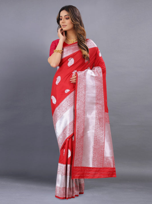 nx 135 Soft Silk saree with zari weawing design